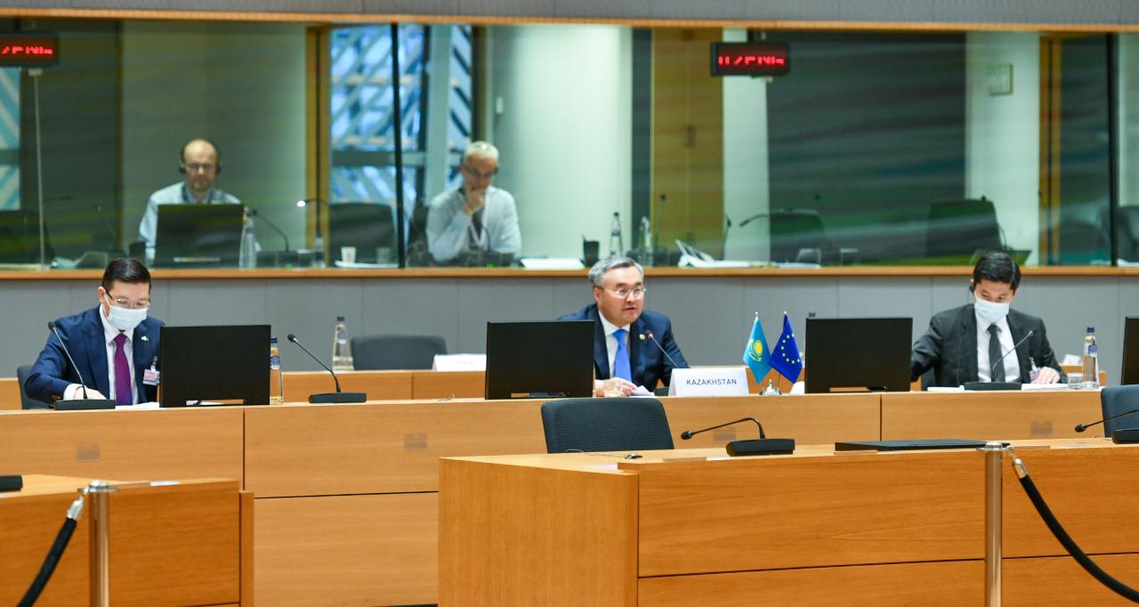 Foreign Minister of Kazakhstan participates in the 18th Meeting of the Kazakhstan-European Union Cooperation Council in Brussels
