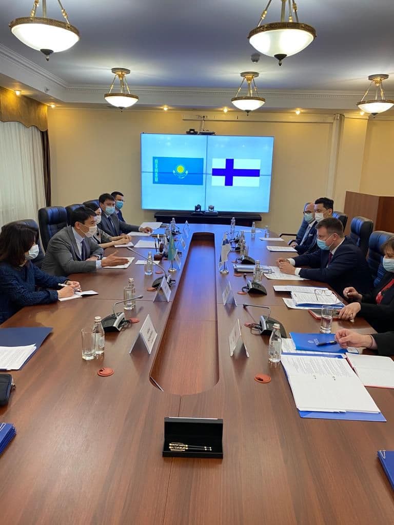 Казахстан и Финляндия намерены активизировать сотрудничество в области экологии