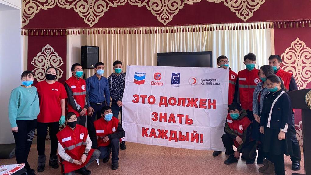 Қарағанды облысында ТЖ кезінде халыққа көмек көрсету үшін 130 волонтер оқытылды