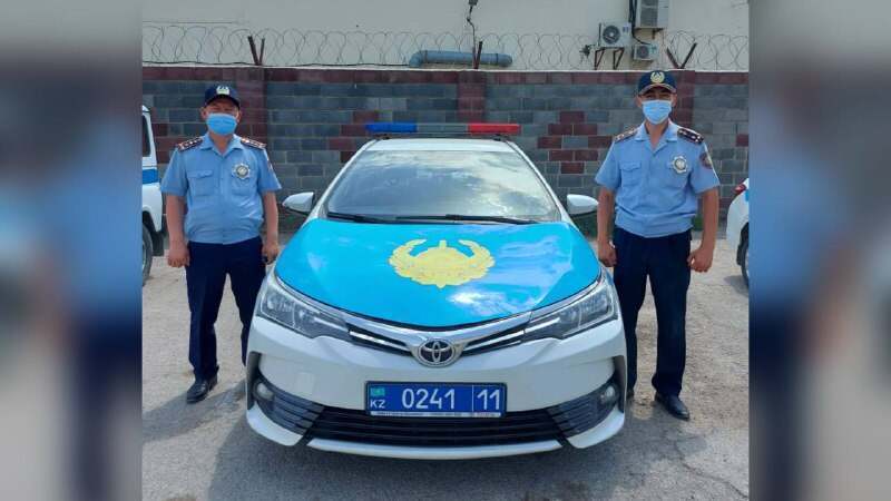 5 человек спасли из пожара полицейские Кызылорды