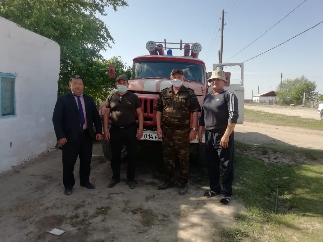 Орман дала өрттерінің уақытылы дер кезінде алдын алу мақсатында өрт сөндіру тірек посттарын тексеру жұмыстары