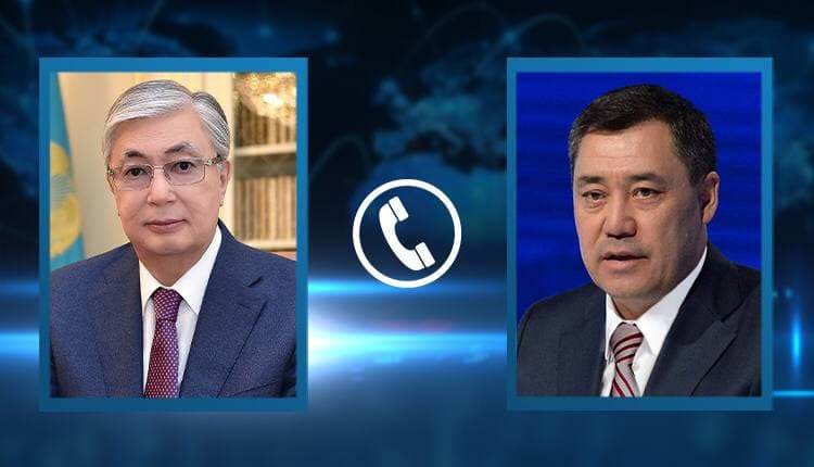 Казакстандын Президенти К.Токаев Кыргызстандын Президенти С.Жапаров менен телефон аркылуу сүйлөштү
