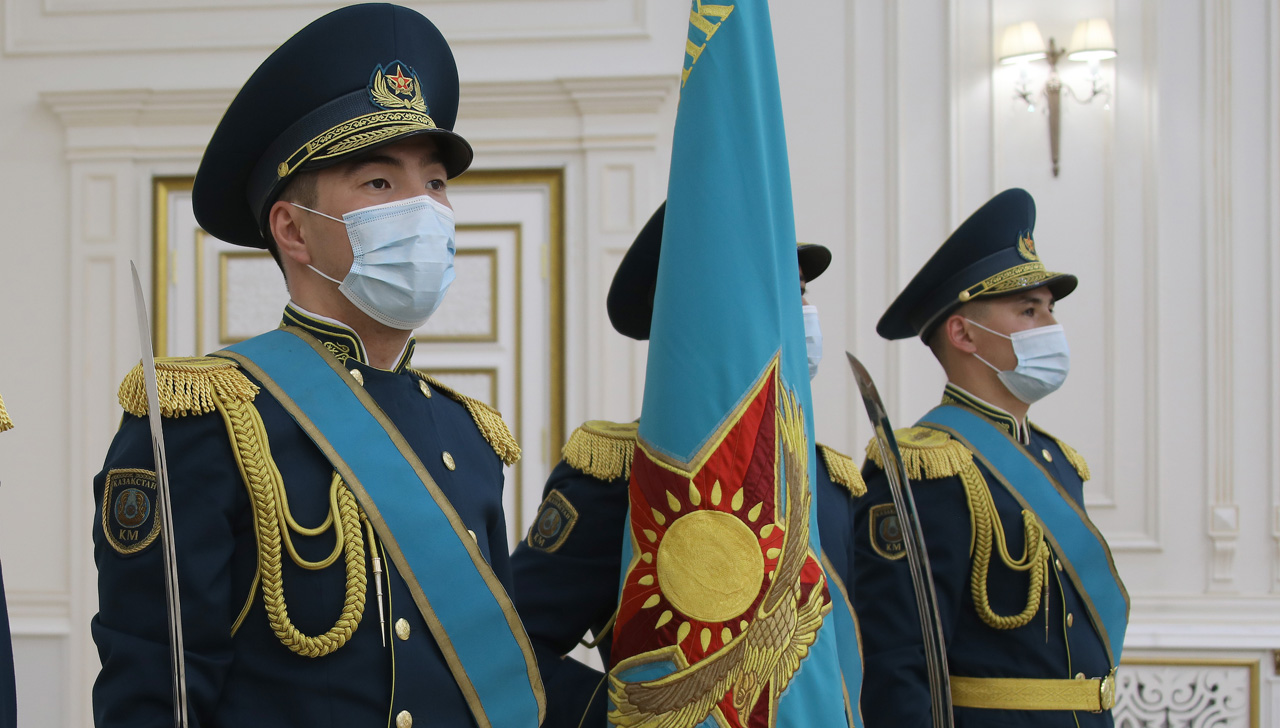 В Министерстве обороны Республики Казахстан состоялось торжественное собрание, посвященное Дню защитника Отечества и Дню Победы