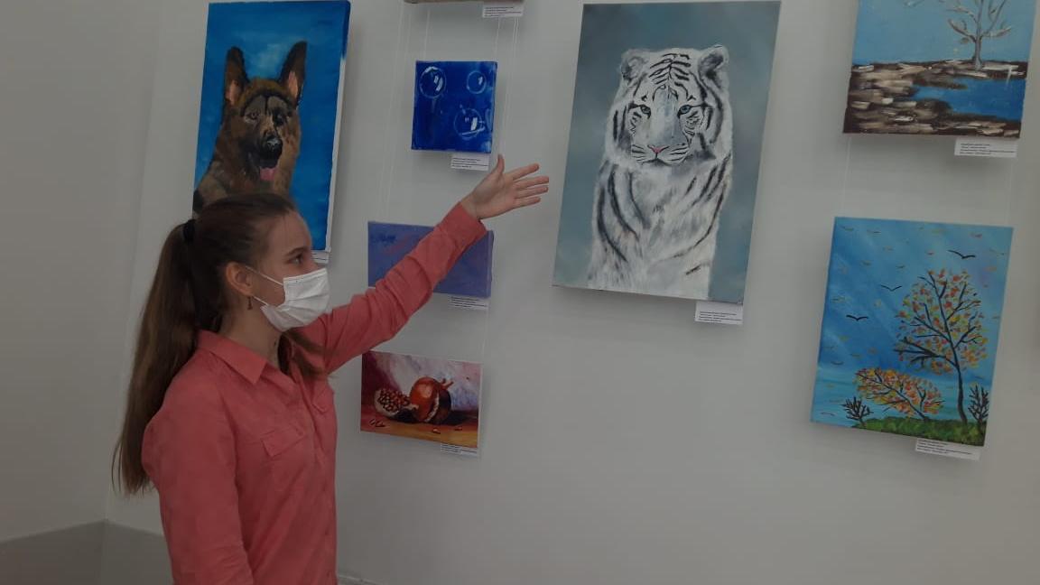 В Карагандинском музее ИЗО открылась выставка студии детского творчества Beautiful Art