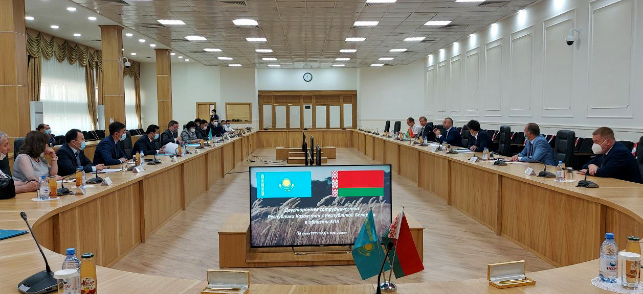 Руководители министерств сельского хозяйства обсудили перспективы казахстанско-белорусского сотрудничества