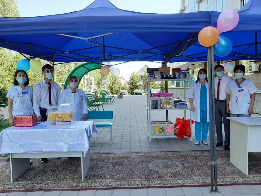 В прививочных пунктах Алатауского района Алматы проводятся беспроигрышные лотереи