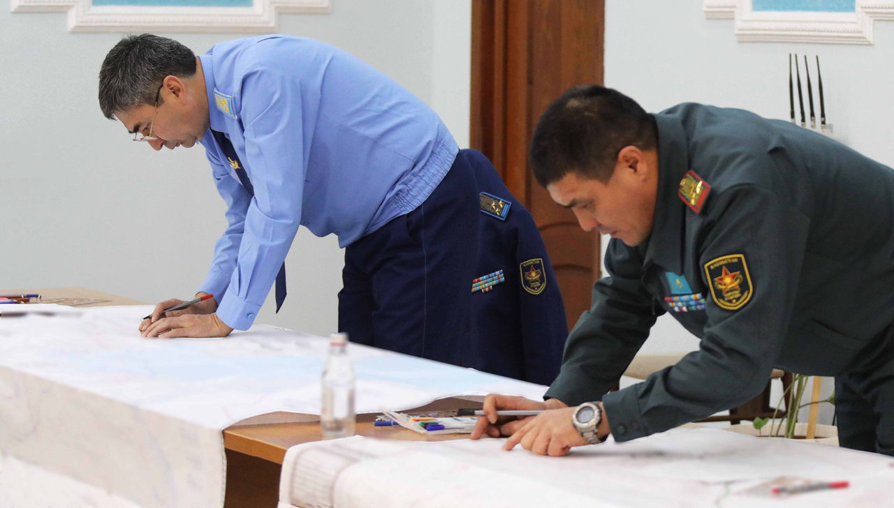 Казахстанские военные топографы приняли участие в учениях «Горизонт-2021»