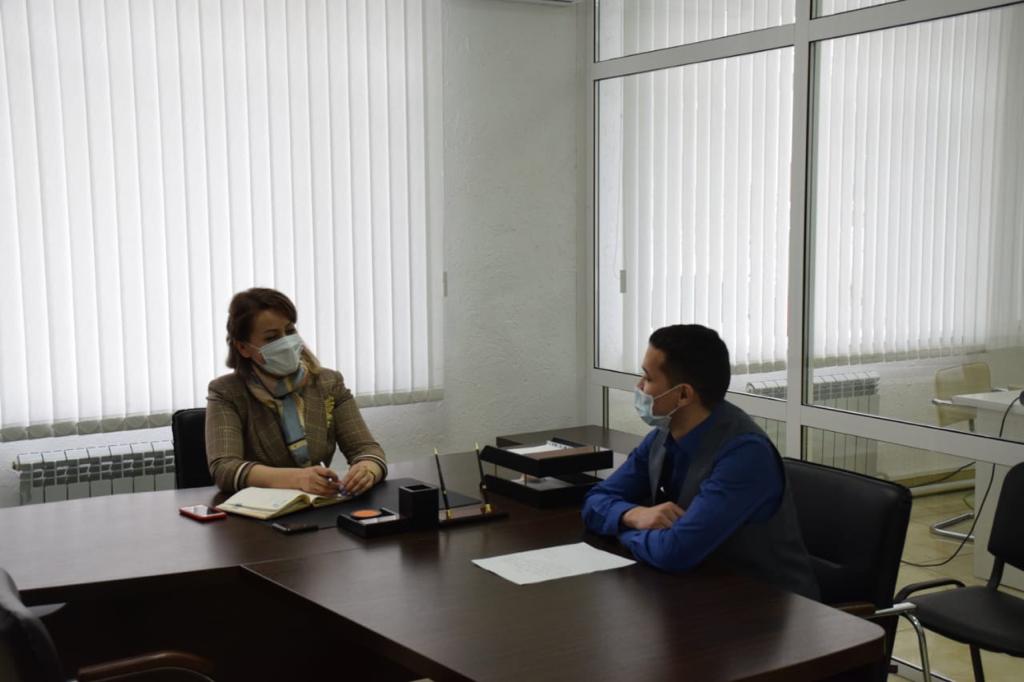 Қостанай қаласының Әдеп жөніндегі уәкілінің жеке қабылдауы