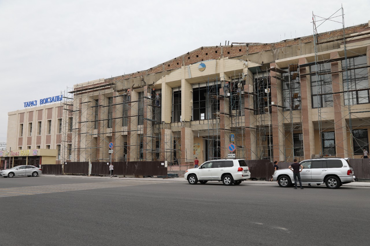 Тараздың теміржол вокзалы жаңаша кейіпке енеді