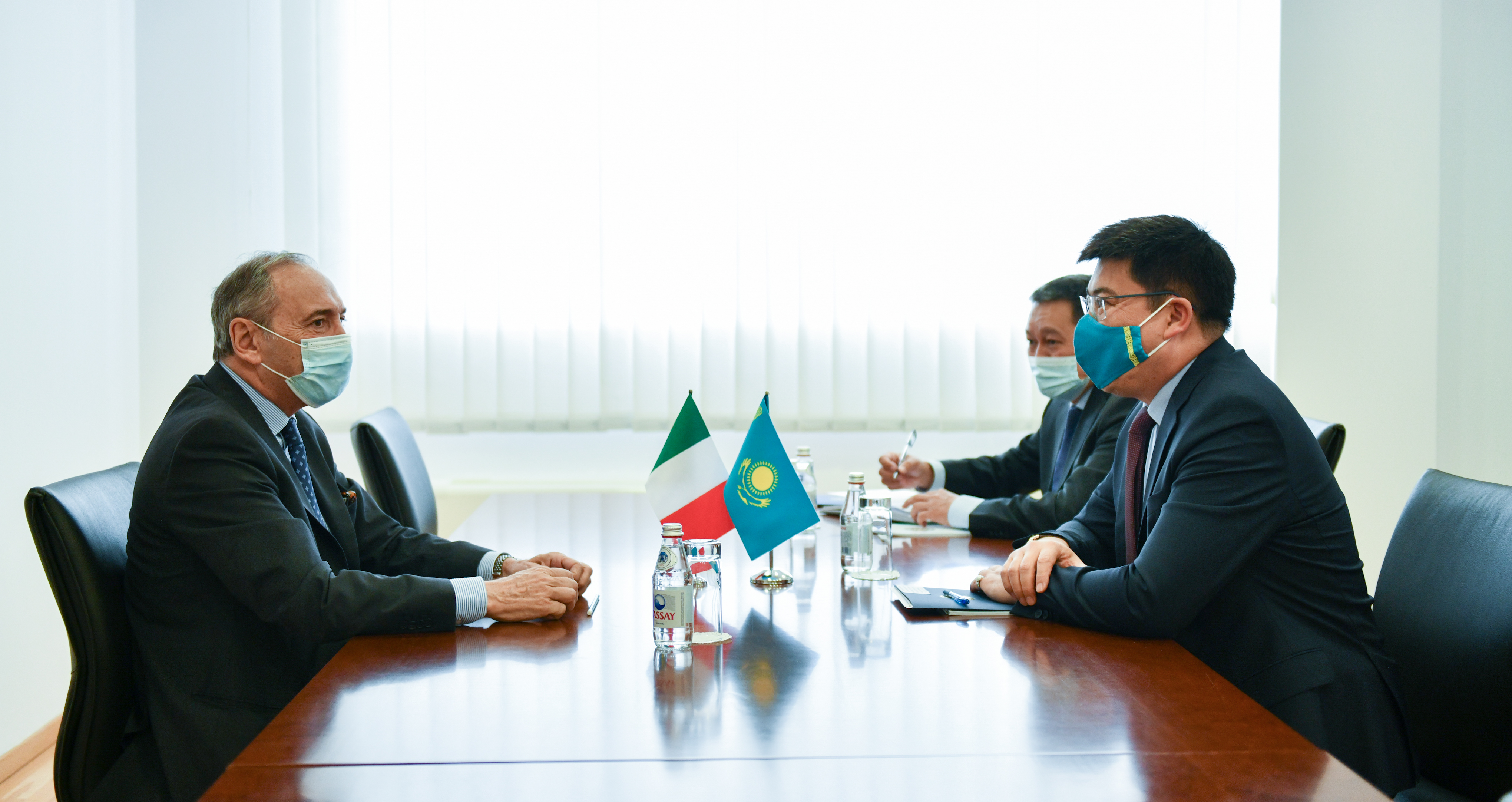 Посол Италии завершает свою миссию в Казахстане