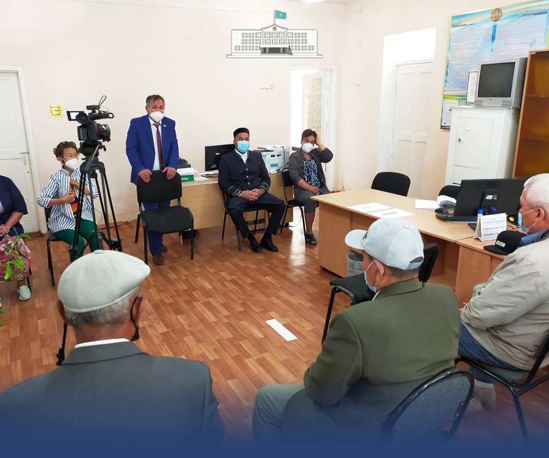 Горняцк кентінде қоныс аударып көшіп келген Өзбекстандық қандастарымызбен кездесі