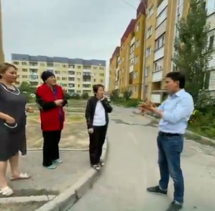 Бүгін,  «Саялы» шағынауданына комиссиялы түрде орынға шықтым