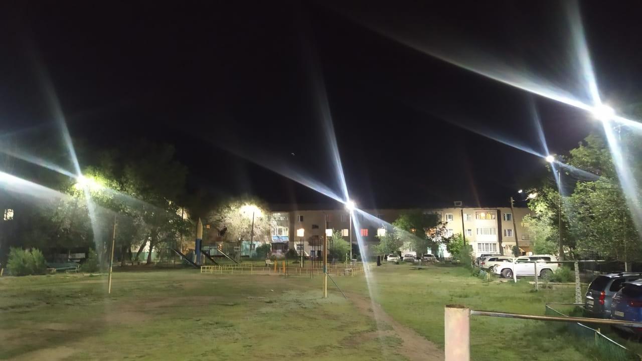 Проблему уличного освещения решают в Осакаровском районе