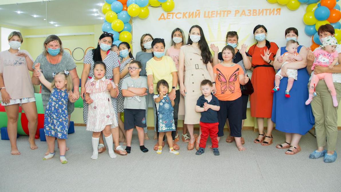 «Солнечные дети»: В Караганде открылся Центр развития для детей с синдромом Дауна