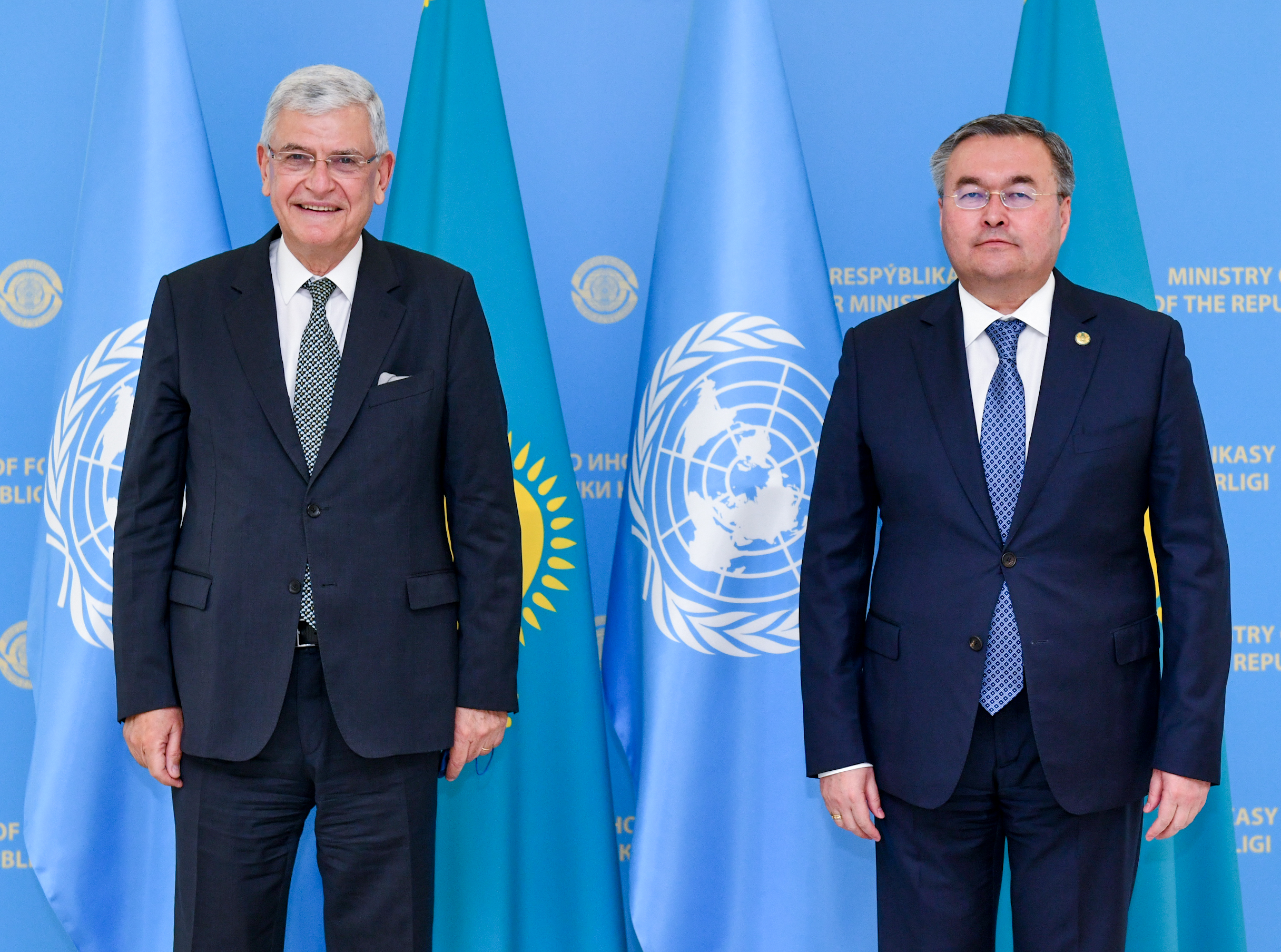 The meeting with the President of the UN General Assembly Volkan Bozkir