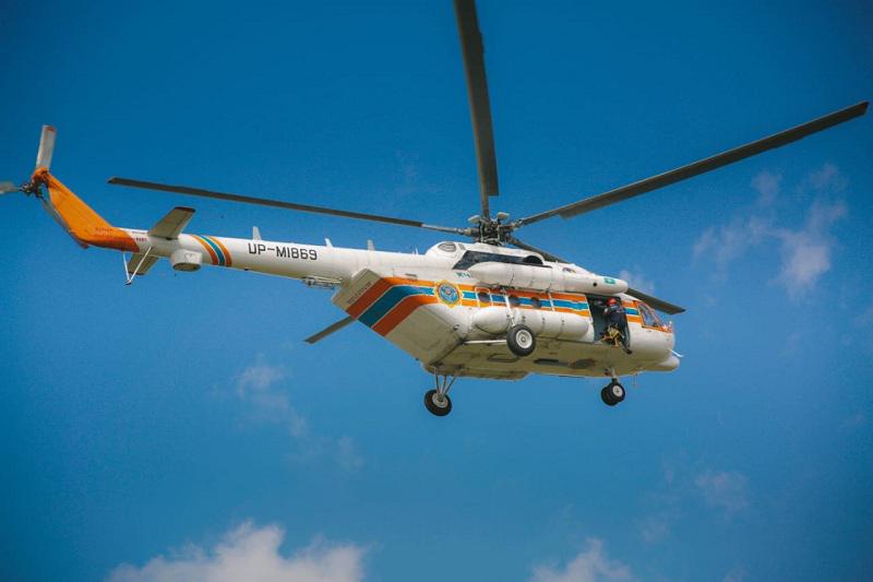 Вертолеты Казахстана прибыли в Турецкую Республику