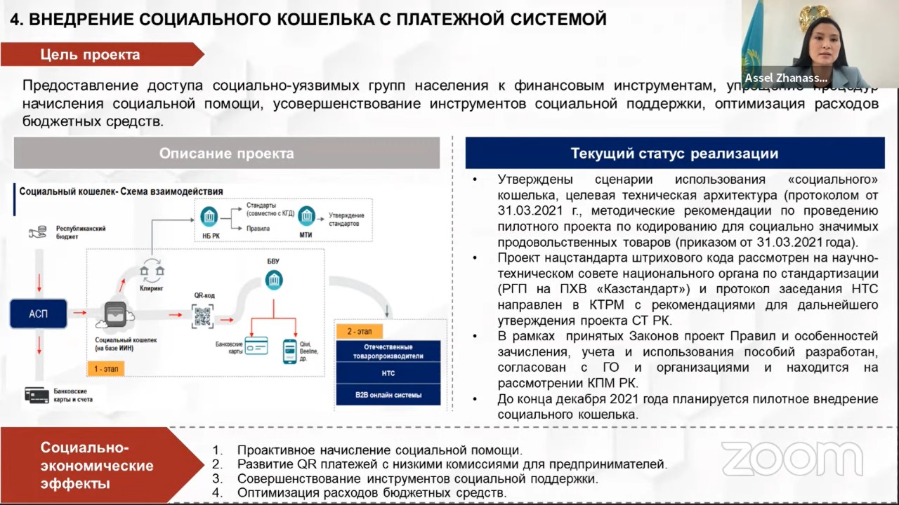 «Социальный кошелек»: что сделано для запуска проекта?