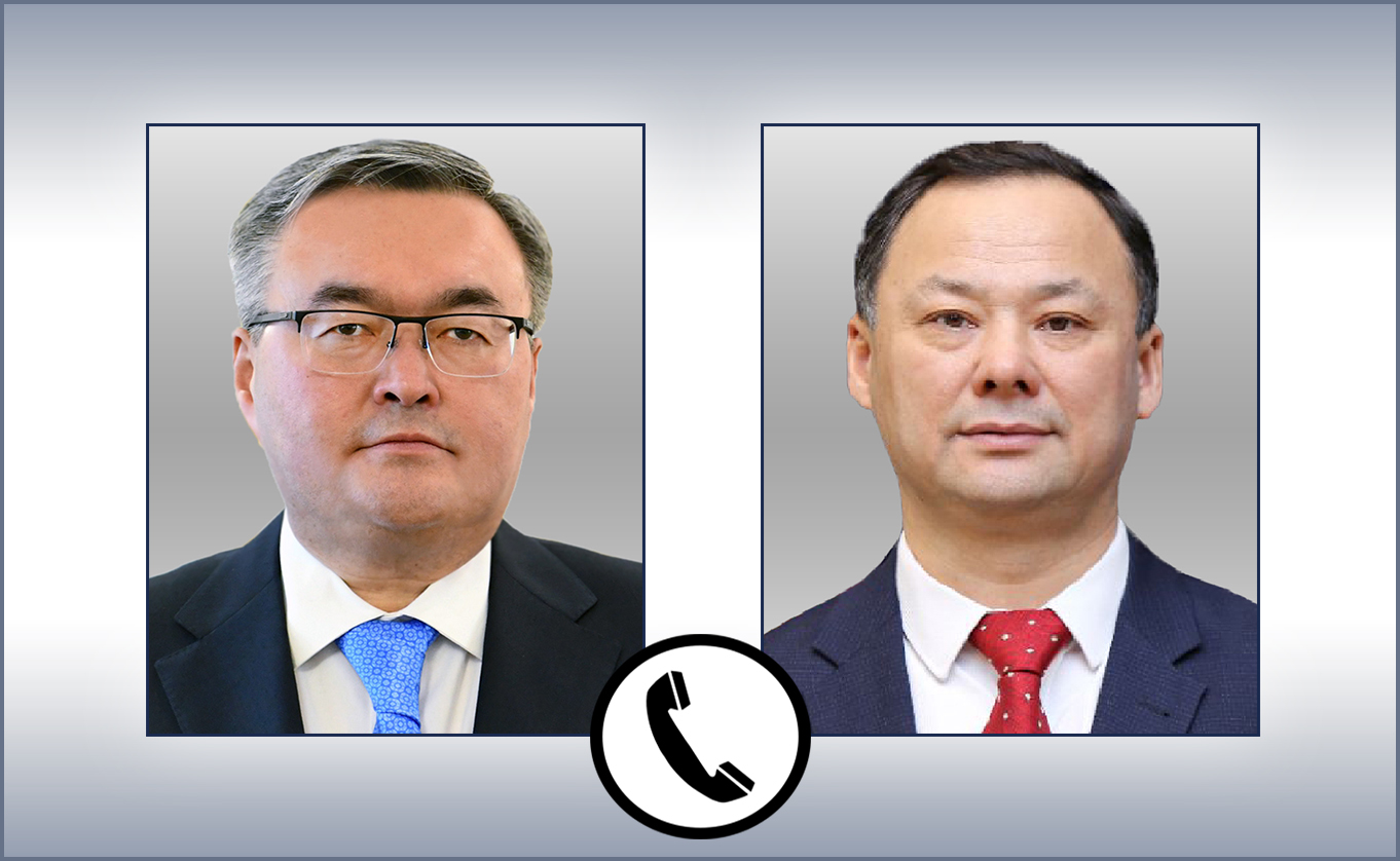 Қазақстан мен Қырғызстан Сыртқы істер министрлерінің телефон арқылы сөйлесуі туралы