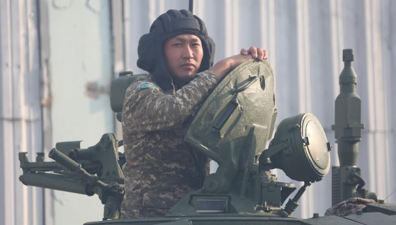 Казахстанские танкисты изучили трассу конкурса «Танковый биатлон»