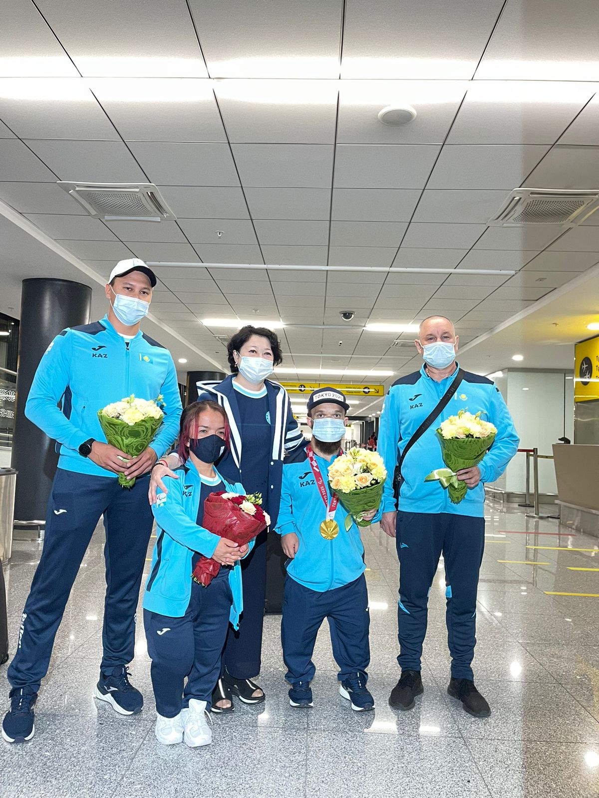 Актоты Раимкулова встретила спортсменов Паралимпиады