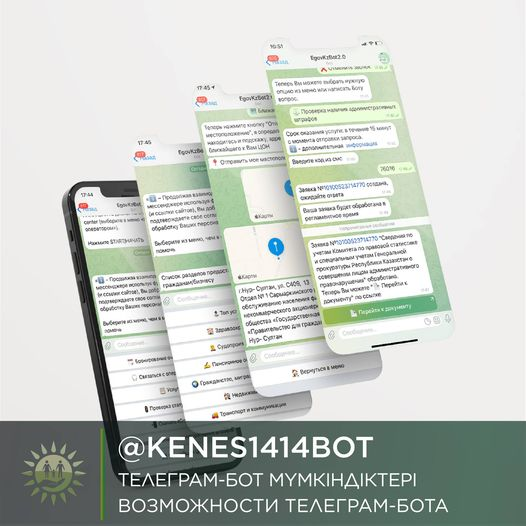 @Kenes1414Bot телеграм-бот мүмкiндiктерi