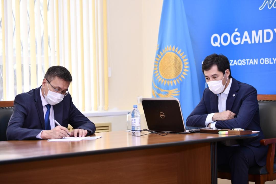 AKIM OF WKO, CHAIRMAN OF THE WKOF OF THE NUR OTAN PARTY GALI ISKALIYEV HELD AN ONLINE RECEPTION OF CITIZENS