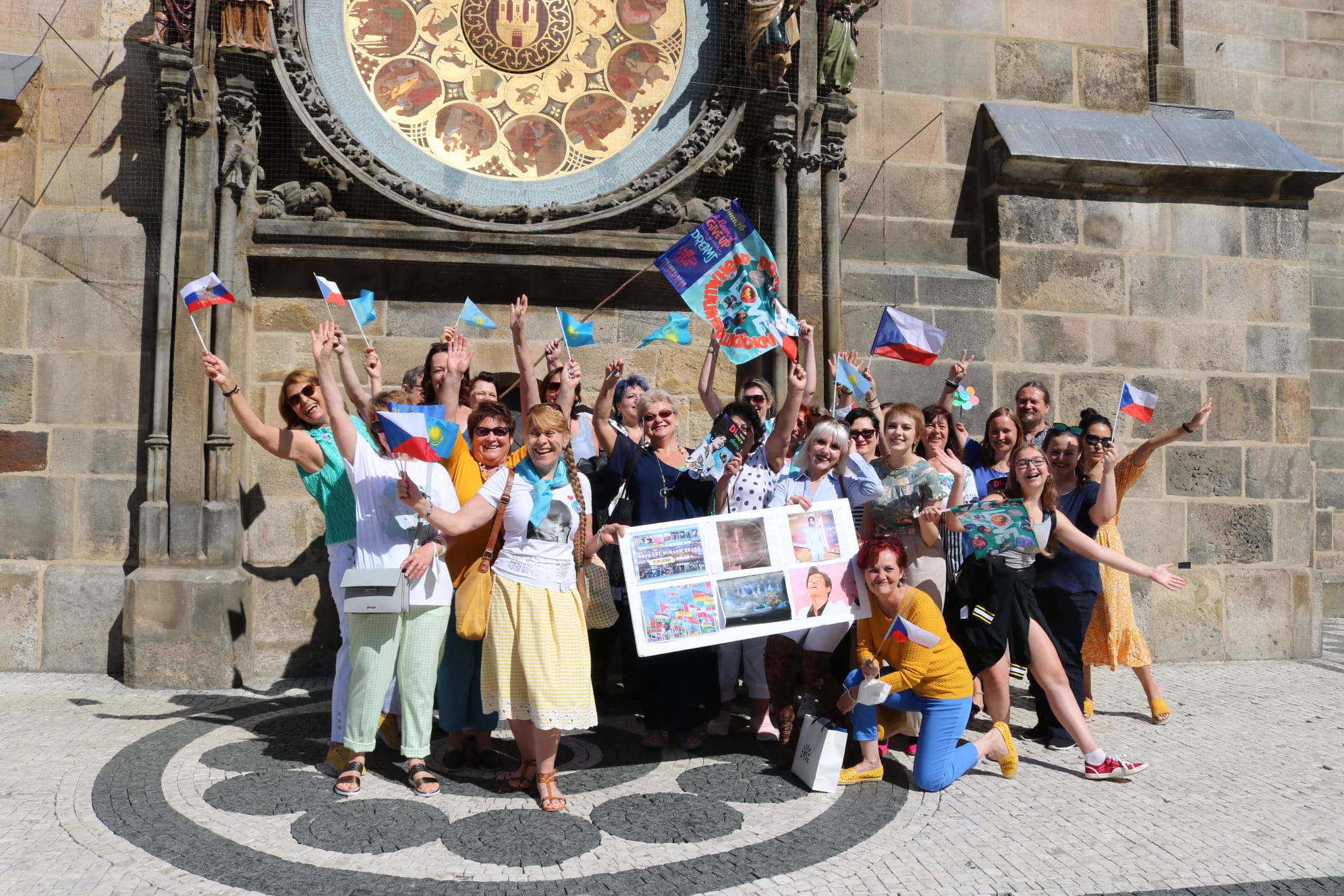Юбилей Независимости Казахстана необычно отметили  в центре Праги