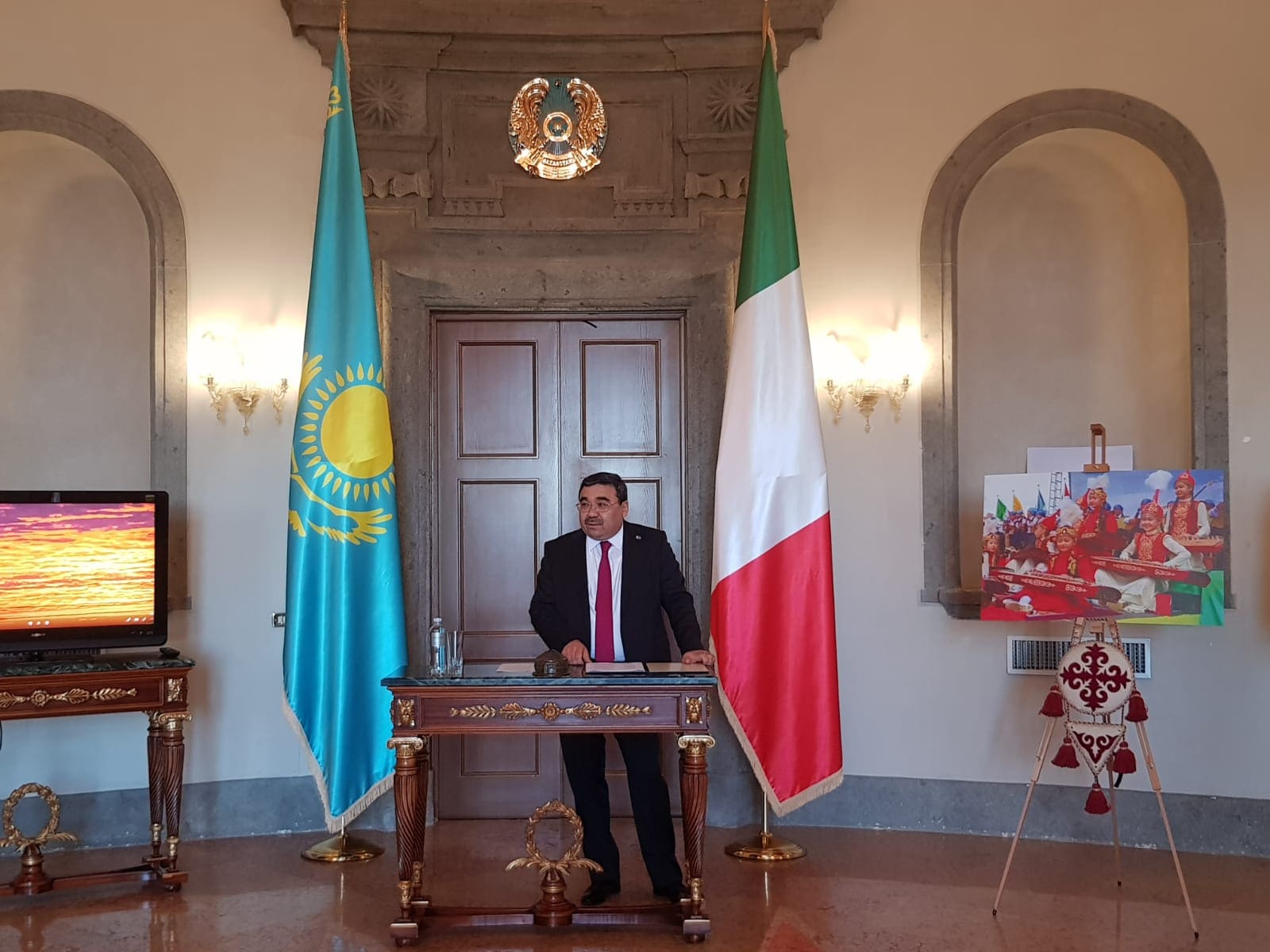 A Roma si è tenuto un evento in occasione del 30° Anniversario dell'Indipendenza del Kazakhstan e del 30° Anniversario della chiusura del sito sperimentale di Semipalatinsk