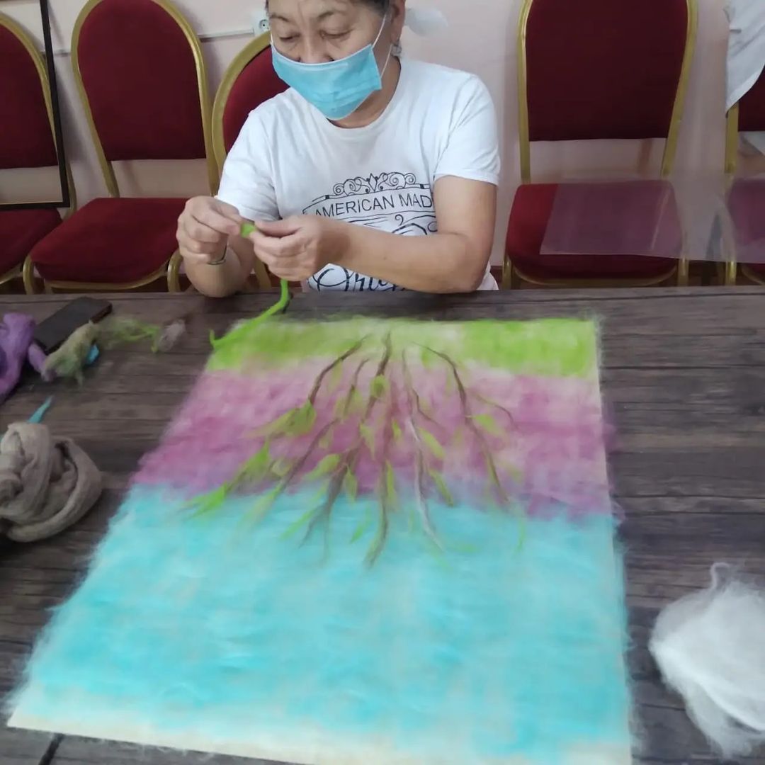 Киіз басу курсы