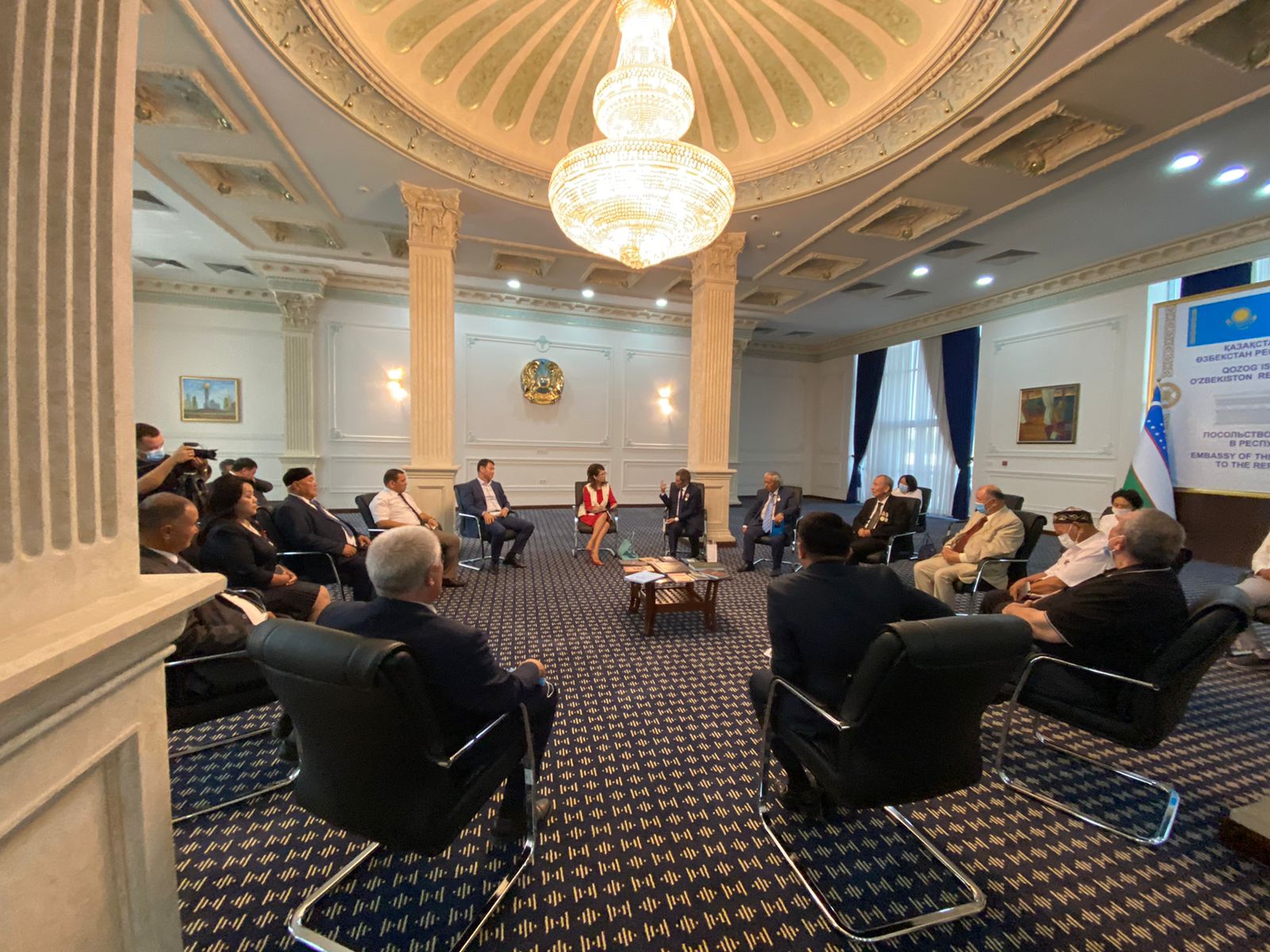 Прошла встреча с представителями казахских культурных центров Узбекистана