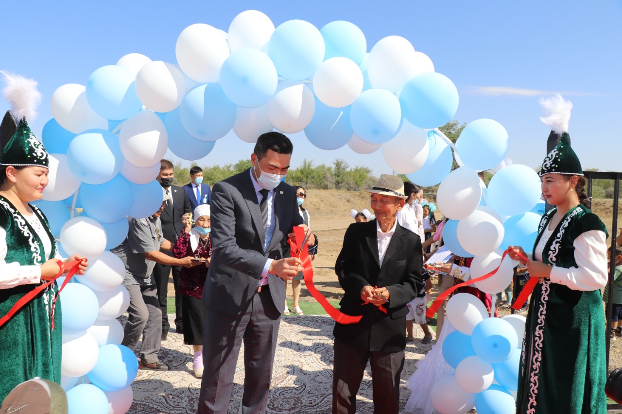 В День знаний в селе Кумсай открылась новая школа