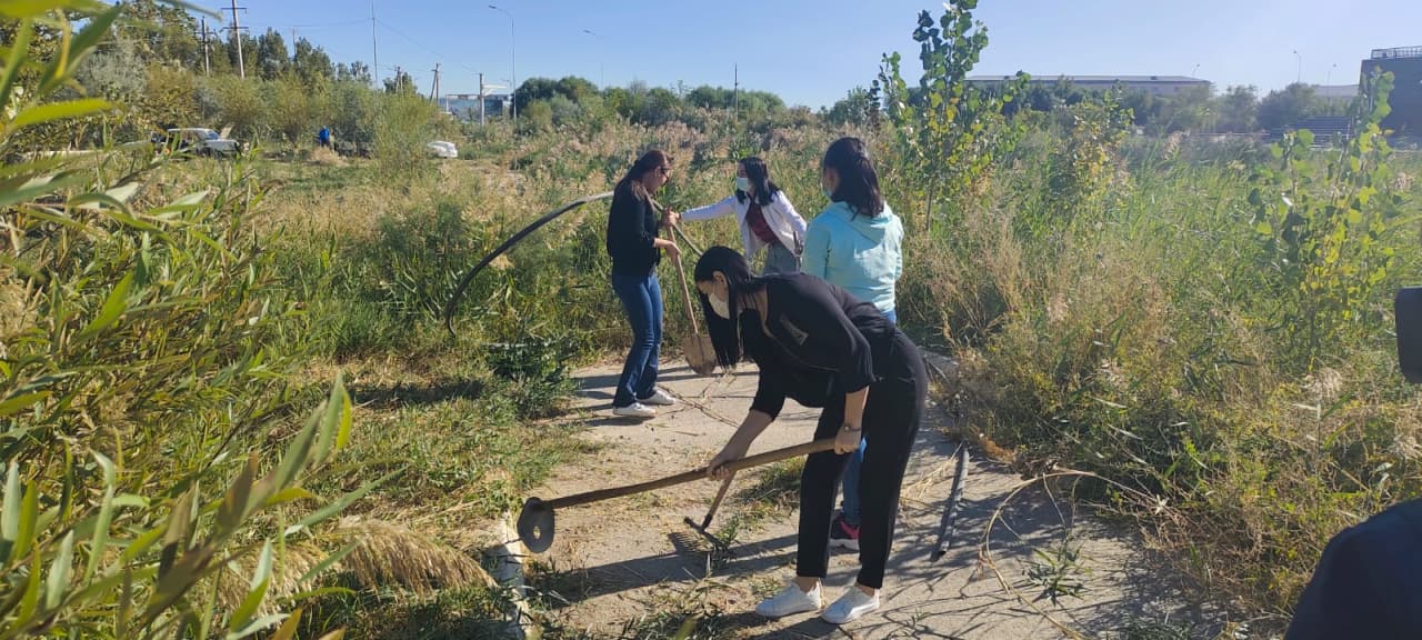 Қызылордада «Birge: Taza Qazaqstan» экологиялық акциясы аясында сенбілік өтті