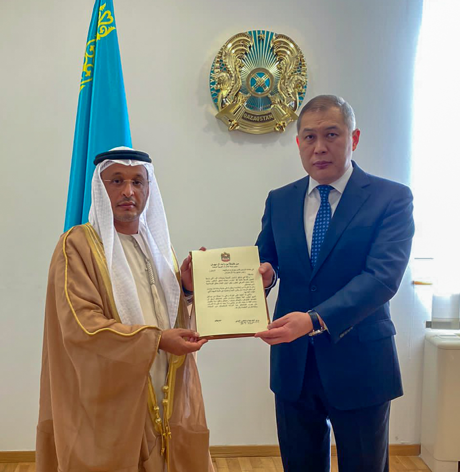 В МИД состоялась встреча с Послом ОАЭ в Казахстане
