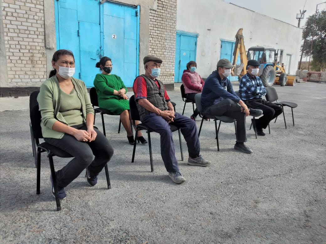 В г. Уштобе прошло публичное слушание по заявки ГКП «Каратал таза су»