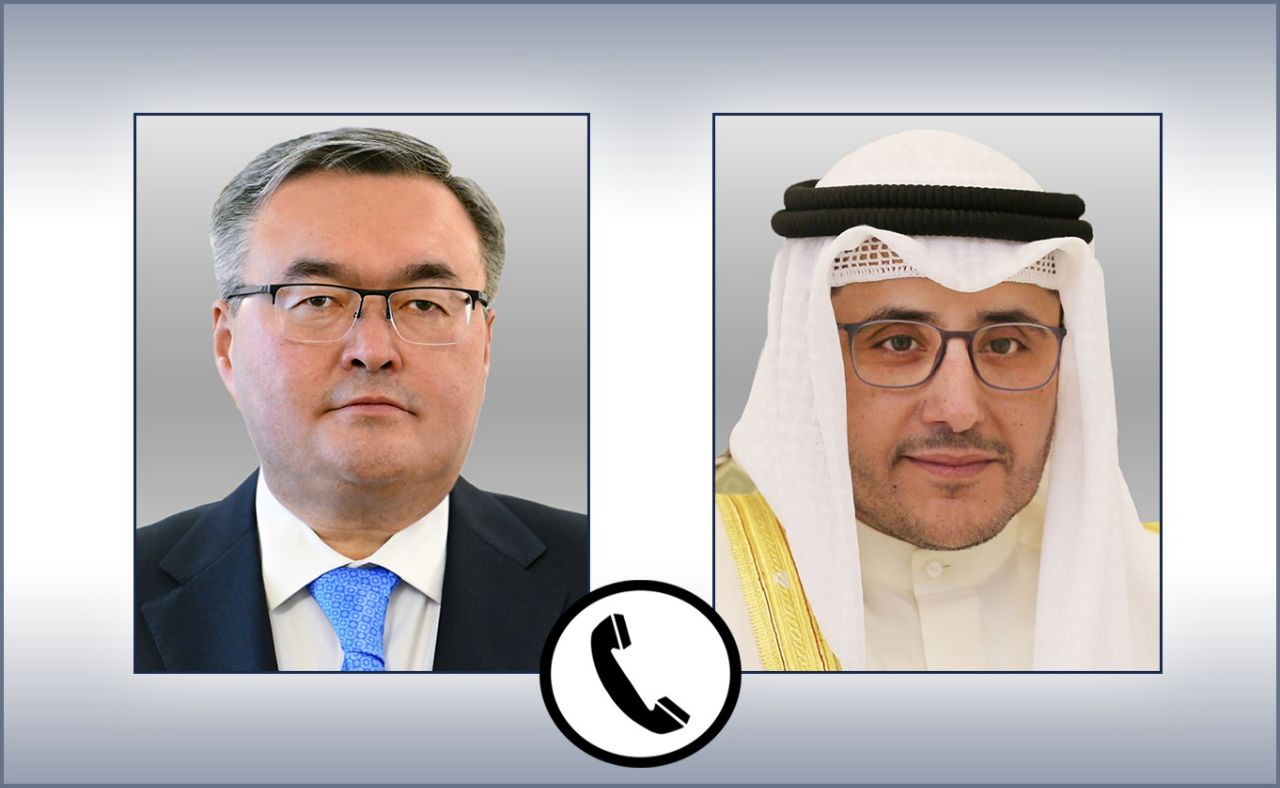 Қазақстан мен Кувейт Сыртқы істер министрлерінің телефон арқылы сөйлесуі туралы
