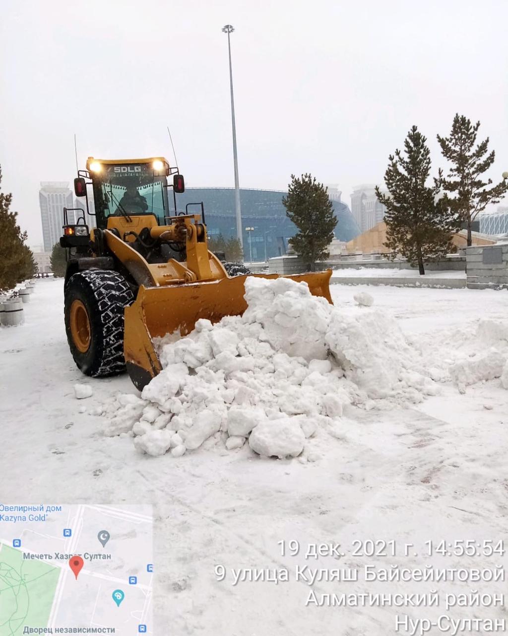 Бесперебойная работа коммунальных служб района по очистке снега продолжается