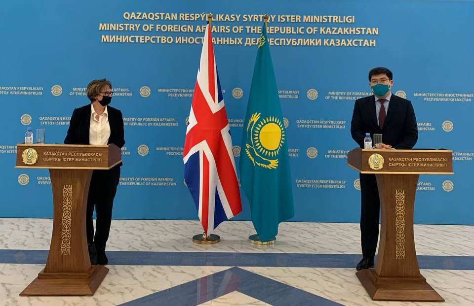 Заместитель министра иностранных дел Казахстана провел встречу с Послом Великобритании   