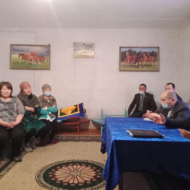 Рабочая поездка в Каратерекский сельский округ.