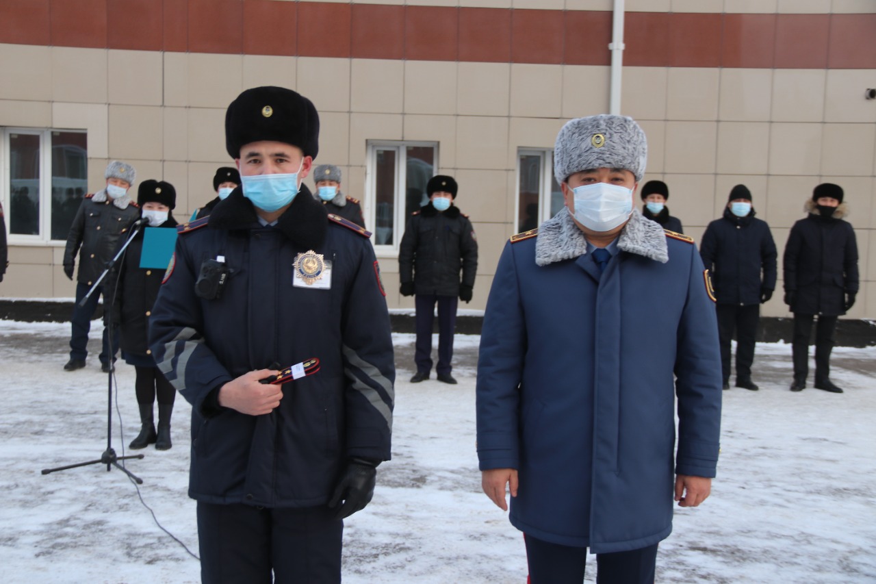 Офицерские звания получили сотрудники павлодарской полиции