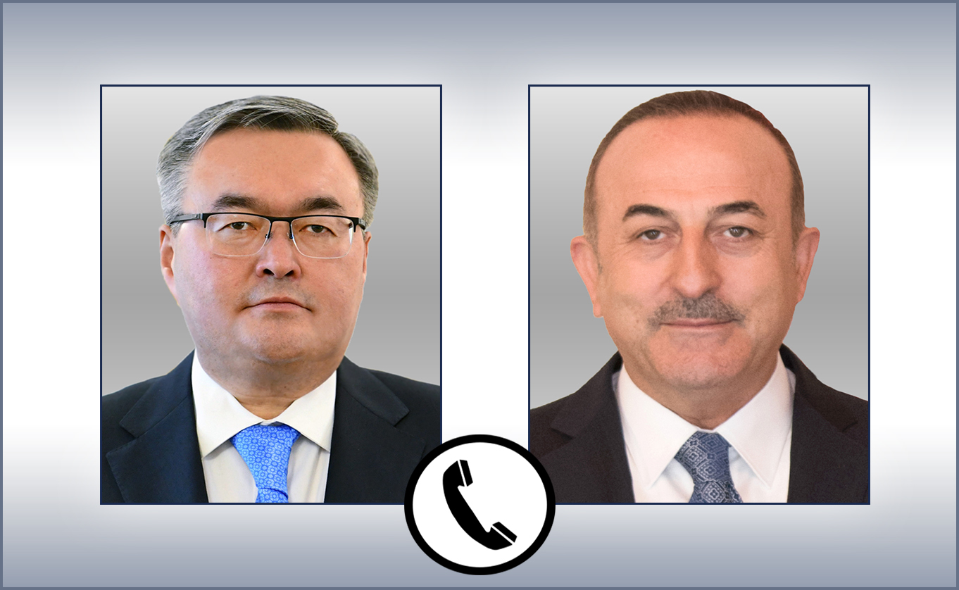 О телефонном разговоре глав внешнеполитических ведомств Казахстана и Турции