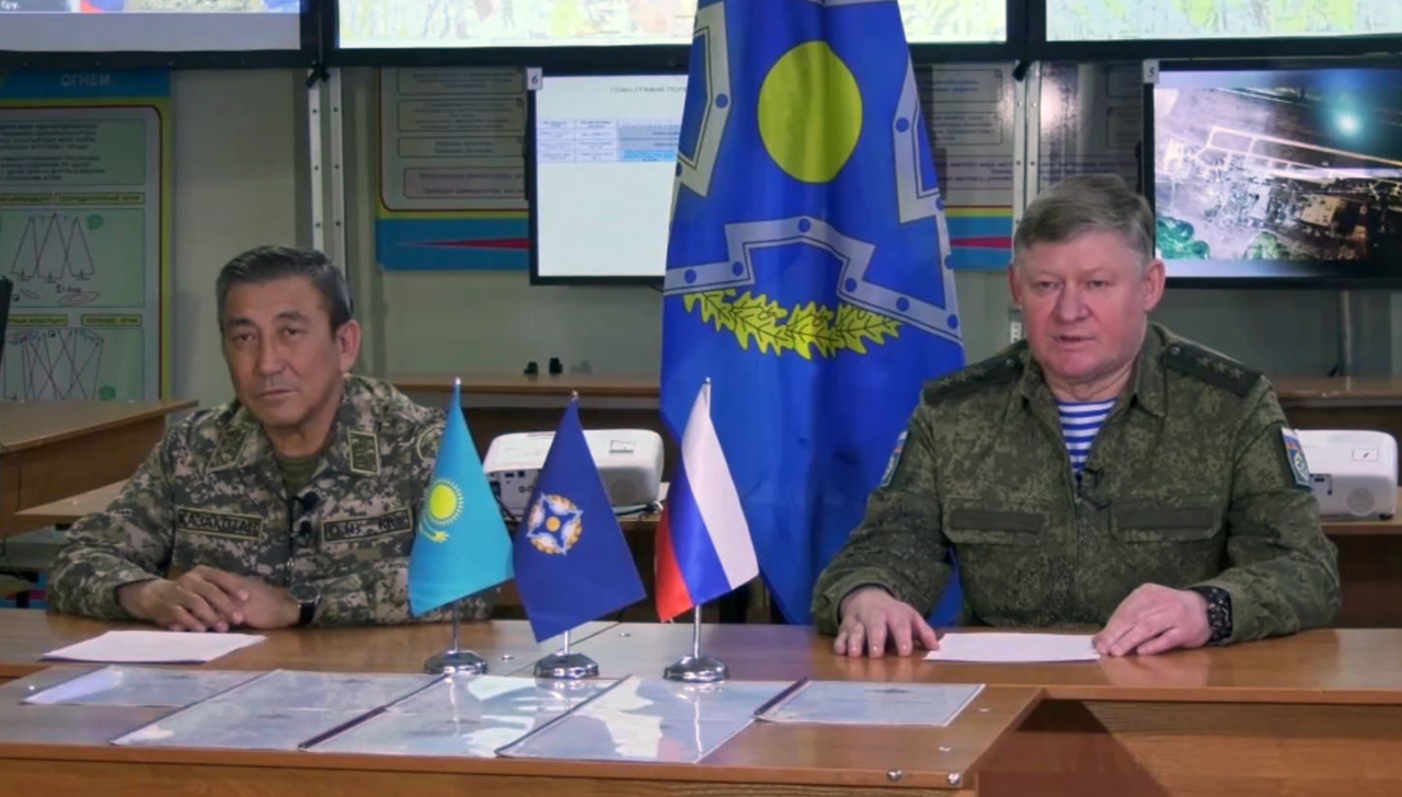 Совместное заявление Министерства обороны Республики Казахстан и командования Коллективными миротворческими силами ОДКБ
