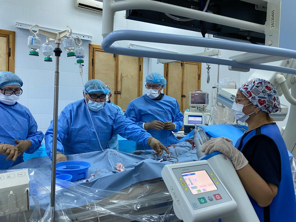 Master class on the basis of the regional cardiology center