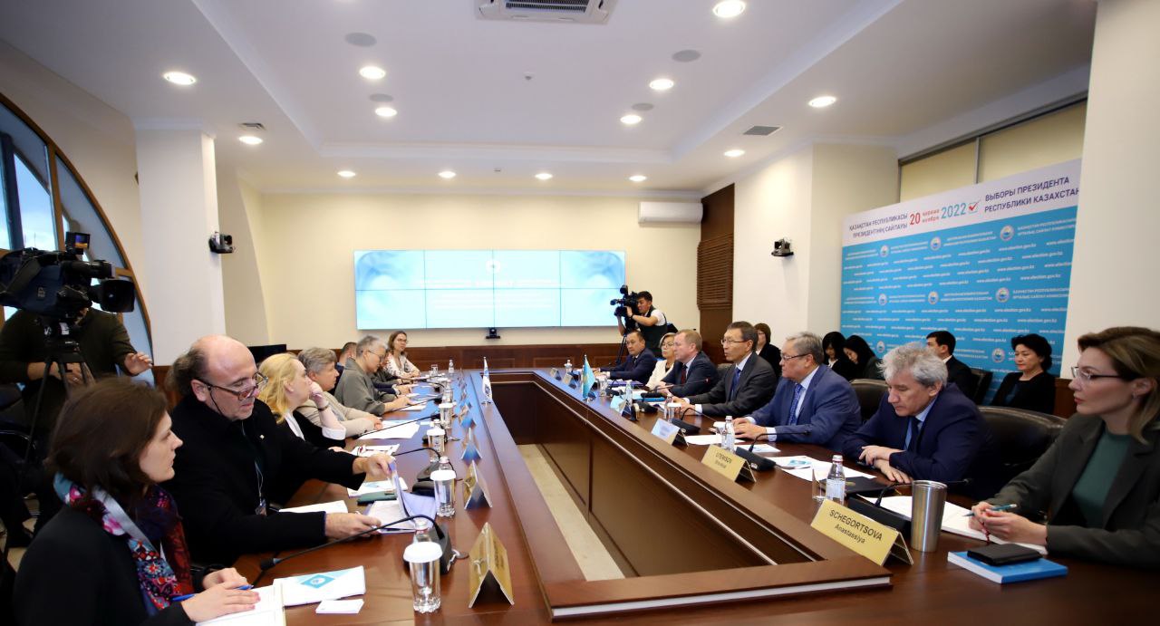 Members of the Central Election Commission met with members of the OSCE/ODIHR Mission