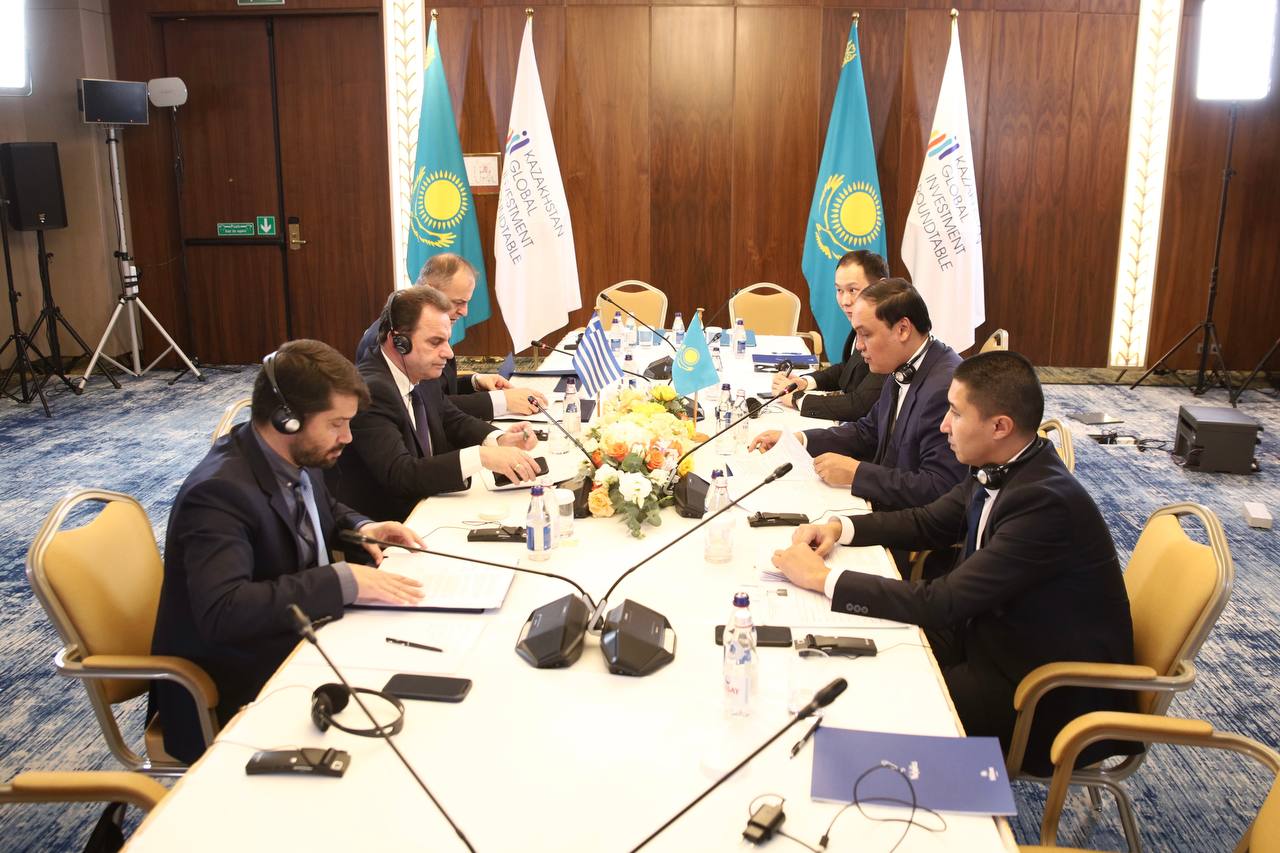Главы МСХ Казахстана и Греции обсудили перспективы сотрудничества