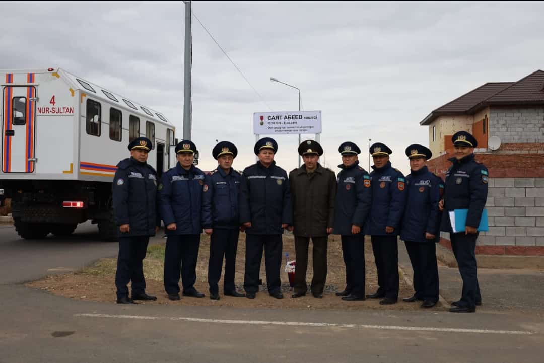 Елорда көшесіне қаза тапқан өрт сөндірушінің есімі берілді