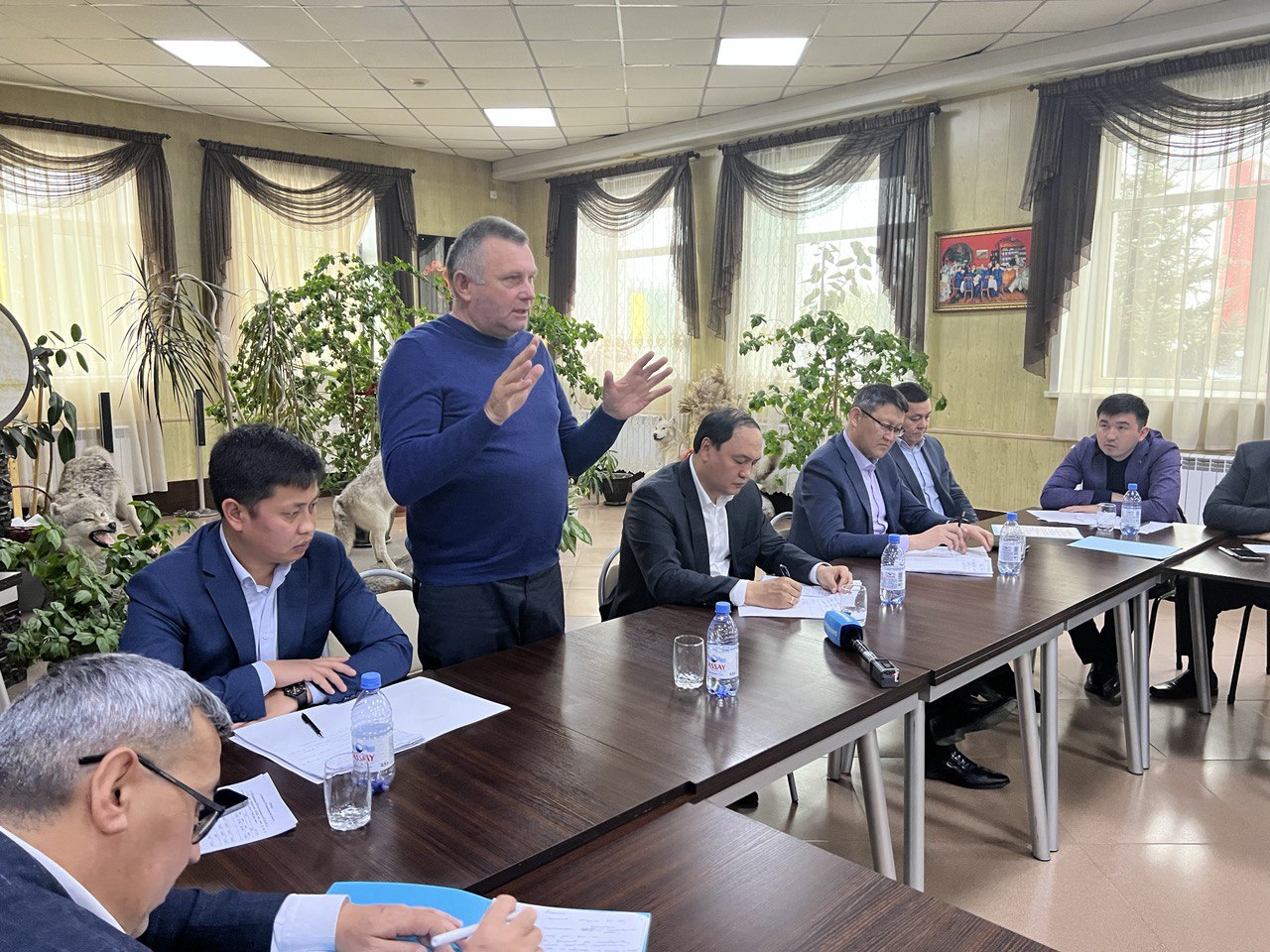 Ербол Карашукеев встретился с фермерами Карагандинской области