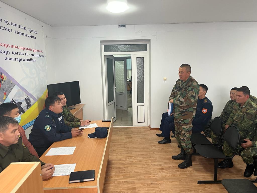 Т.Рысқұлов ауданының құтқарушыларымен дөңгелек үстел өткізілді
