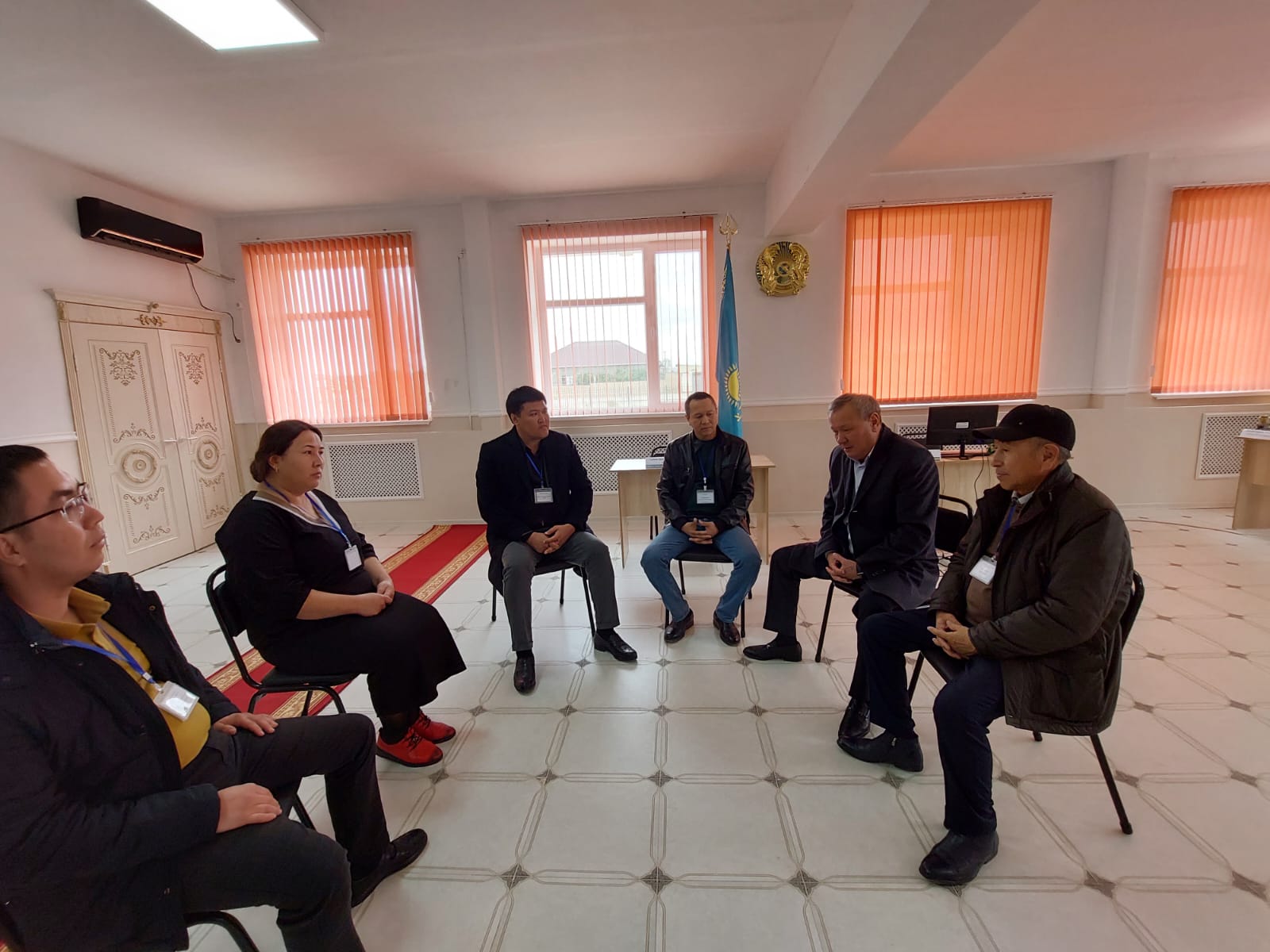 Маңғыстау облыстық сайлау комиссиясының төрағасы Елубай Әбіловтің Жаңаөзен қаласына іс-сапары