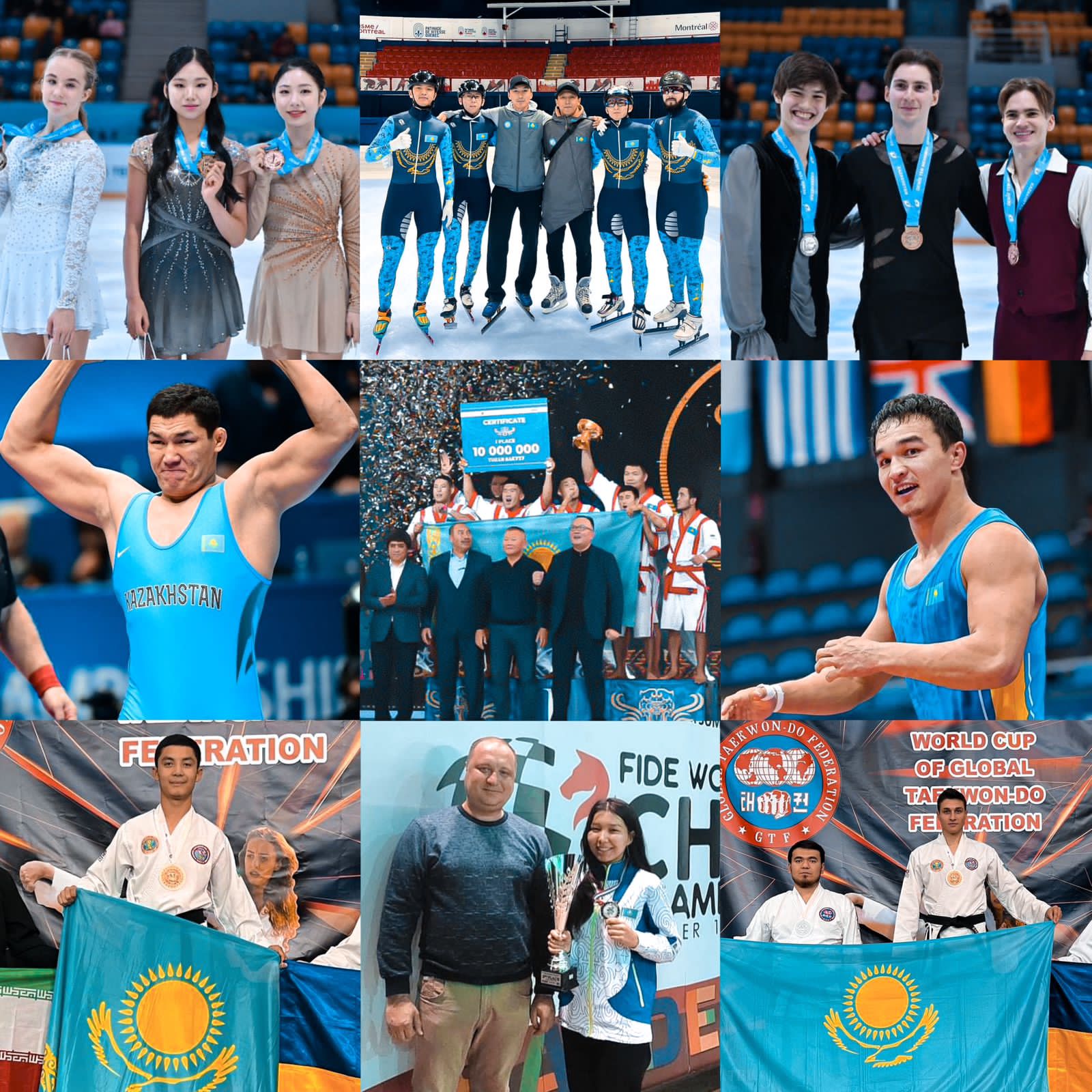 Самые громкие победы казахстанских спортсменов
