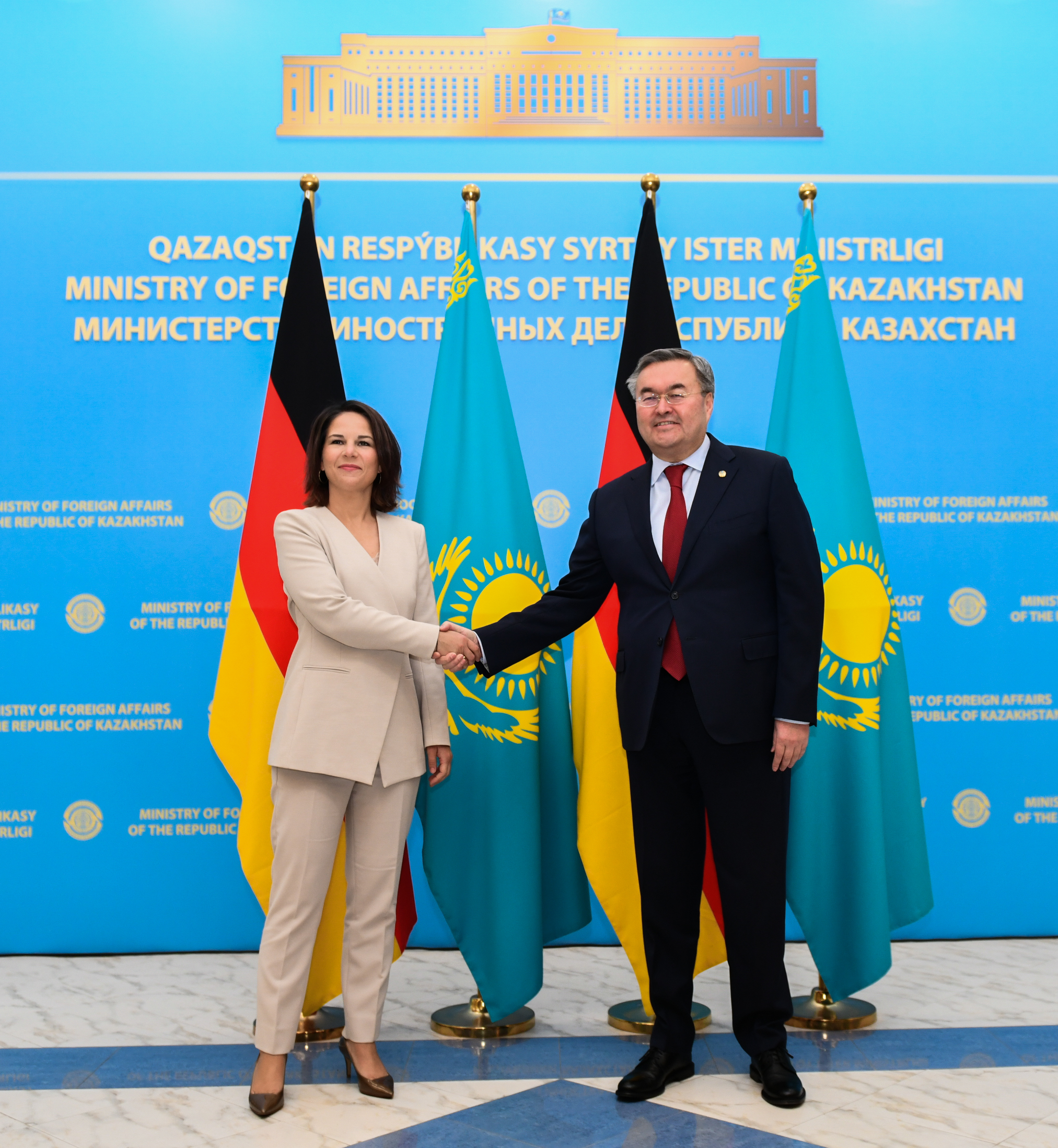 Kazakh and German Foreign Ministers Discuss Prospects for Strengthening Close Political and Economic Partnership